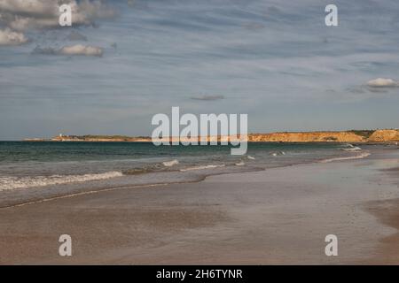 Sunset on Roche beach. Conil de la Frontera Stock Photo - Alamy