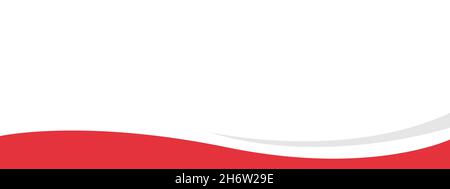 red and white background design. flat and minimalist background design. vector illustration Stock Vector