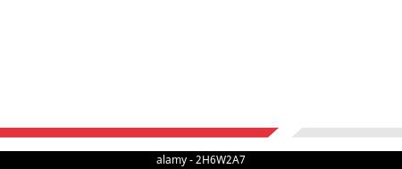red and white background design. flat and minimalist background design. vector illustration Stock Vector