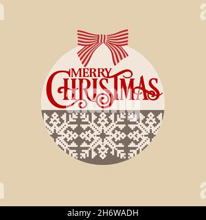 Christmas Wreath vector. Christmas door hanger for laser cut, paper cut or decal. Christmas decoration vector file. Christmas ornaments files for cut. Stock Vector