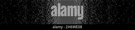 Machine recognizes and sorts data from chaos to order. Artificial intelligence.Big data.Smart system. Stock Vector