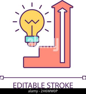Business idea RGB color icon Stock Vector