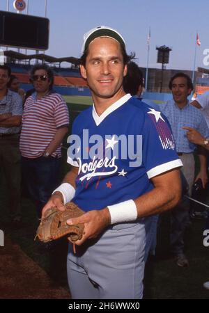 Gregory Harrison at the 30th Annual 'Hollywood Stars Night' Celebrity  Baseball Game on August 20, 1988 at Dodger Stadium in Los Angeles,  California Credit: Ralph Dominguez/MediaPunch Stock Photo - Alamy