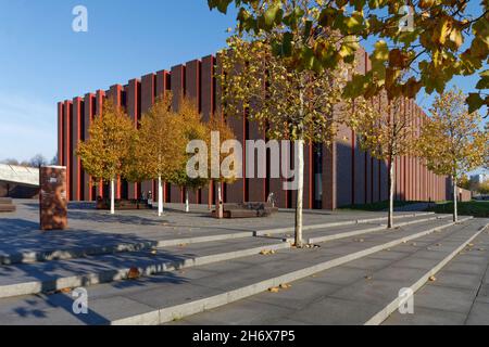 NOSPR concert hall in Katowice (SL) on a sunny autumn day. Stock Photo