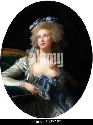 Madame Grand (Noël Catherine Vorlée, 1761–1835) by Élisabeth Vigée Le Brun, oil on canvas, 1783 Stock Photo