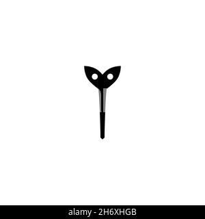 Toy key flat icon. Simple style toy shop big sale poster background symbol. Logo design element. T-shirt printing. Vector for sticker. Stock Vector