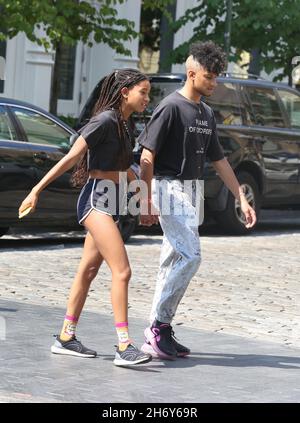 New York - NY - 07/28/2019- Willow Smith and boyfriend Tyler Cole ...