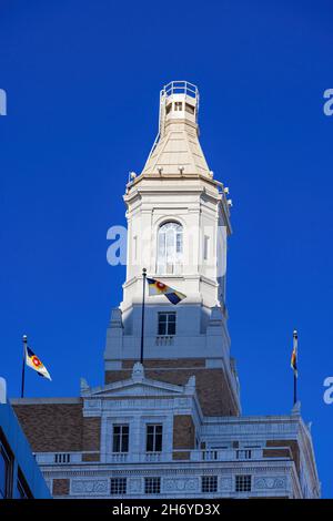 Sunny view of 320 South Boston Building at Tulsa, Oklahoma Stock Photo