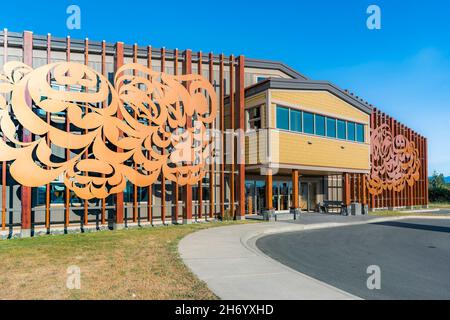 Wei Wai Kum First Nation, Administration Office, Campbell River, British Columbia, Canada. Stock Photo
