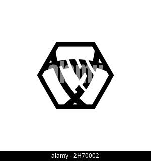 CY Monogram logo letter with triangle shield shape hexagonal rounded. Triangle monogram logo, shield monogram logo, triangle shield letter. Stock Vector