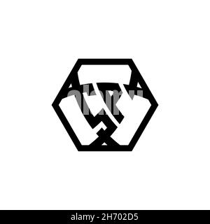 SP Monogram logo letter with triangle shield shape hexagonal rounded. Triangle monogram logo, shield monogram logo, triangle shield letter. Stock Vector