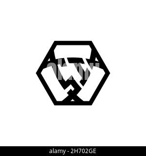 SI Monogram logo letter with triangle shield shape hexagonal rounded. Triangle monogram logo, shield monogram logo, triangle shield letter. Stock Vector