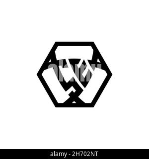 SE Monogram logo letter with triangle shield shape hexagonal rounded. Triangle monogram logo, shield monogram logo, triangle shield letter. Stock Vector
