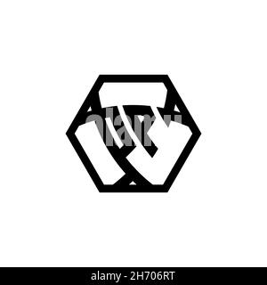 PP Monogram logo letter with triangle shield shape hexagonal rounded. Triangle monogram logo, shield monogram logo, triangle shield letter. Stock Vector