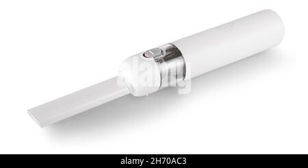 white cleaner isolated on white background. Close up Stock Photo