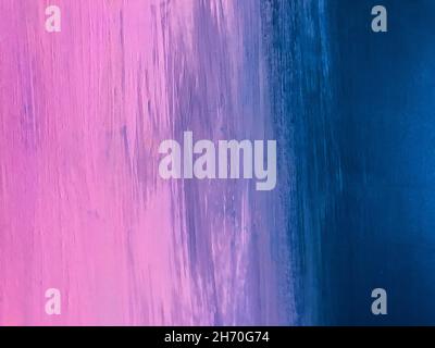 Abstract art background purple and navy blue colors. Watercolor painting on canvas with soft violet gradient. Fragment of artwork on paper with patter Stock Photo
