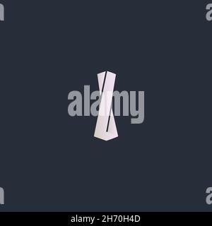 Creative Innovative Initial I logo. I Letter Minimal luxury Monogram. Professional initial design. Premium Business typeface. Alphabet symbol and sign Stock Vector
