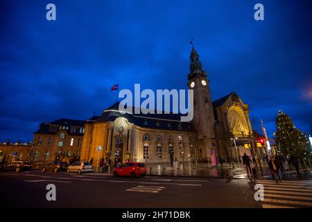 Luxembourg Central railway station. Luxembourg city, Luxembourg Stock Photo