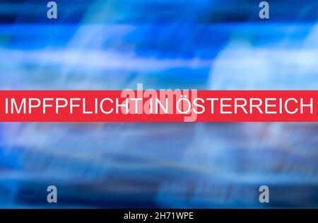 General compulsory vaccination in Austria to come Stock Photo