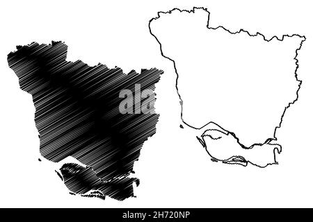 Vaishali district (Bihar State, Tirhut division, Republic of India) map ...