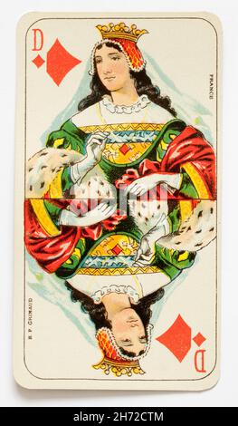 French Tarot Nouveau Card Game BP Grimaud Stock Photo