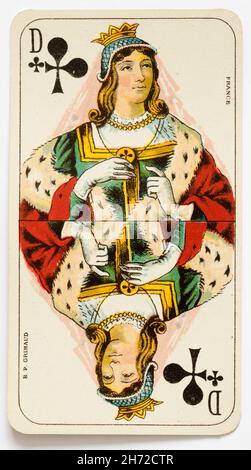 French Tarot Nouveau Card Game BP Grimaud Stock Photo