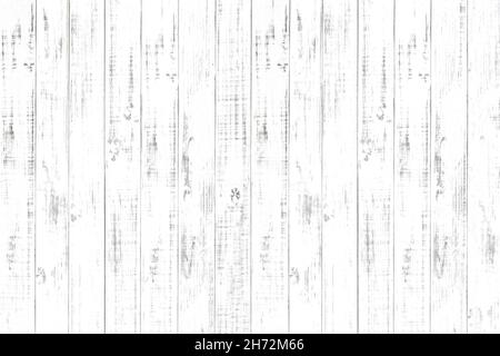 White wooden background. Bright rustic wood texture Stock Photo