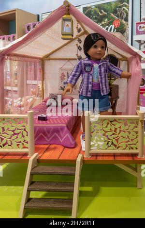 American Girl Store in Rockefeller Center, NYC, USA Stock Photo