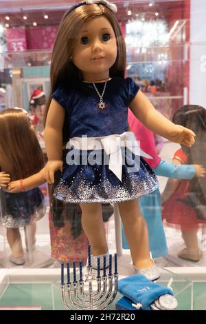 American Girl Store in Rockefeller Center, NYC, USA Stock Photo