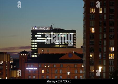 Pinnacle office block in Leeds City Centre,West Yorkshire,UK Stock Photo