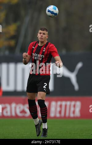 Andrei Coubis of AC Milan U19 in action during the Primavera 1 match  News Photo - Getty Images