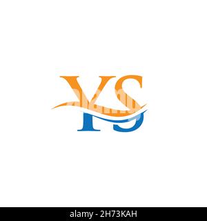 YS Linked Logo for business and company identity. Creative Letter YS Logo Vector Stock Vector