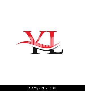 Yl letter initial with royal wing logo template Vector Image