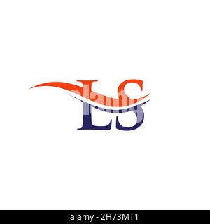 LS Letter Linked Logo for business and company identity. Initial Letter LS Logo Vector Template. Stock Vector