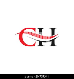 Modern CH Logo Design for business and company identity. Creative CH letter with luxury concept. Stock Vector