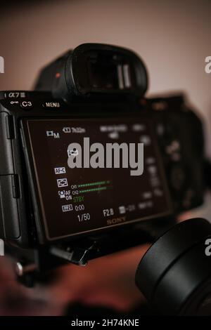 A Close-Up Shot of a Sony A7iii Camera · Free Stock Photo