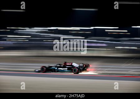 44 HAMILTON Lewis (gbr), Mercedes AMG F1 GP W12 E Performance, action during the Formula 1 Ooredoo Qatar Grand Prix 2021, 20th round of the 2021 FIA Formula One World Championship from November 19 to 21, 2021 on the Losail International Circuit, in Lusail, Qatar - Photo: Dppi/DPPI/LiveMedia