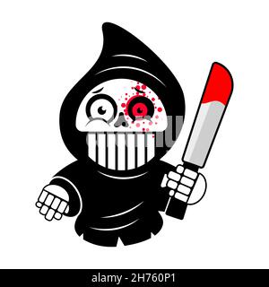 Skull icon in trendy flat style isolated background. Skull icon symbol for your web site design,Skull logo, app, UI. Vector illustration, Skull icon e Stock Vector