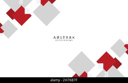 Template red background abstract Stock Vector