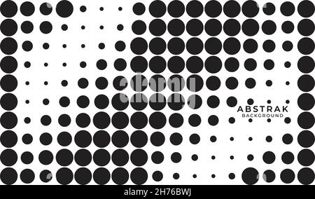 Nirmana Background Small circle white and black Stock Vector