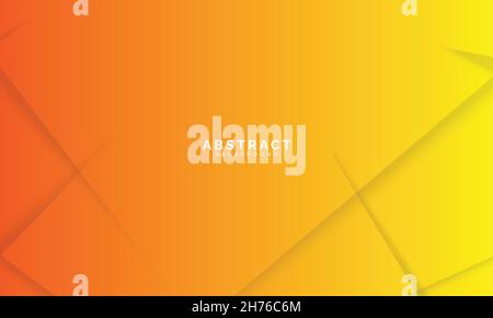 Overlap Color Gold Yellow Orange Background Stock Vector