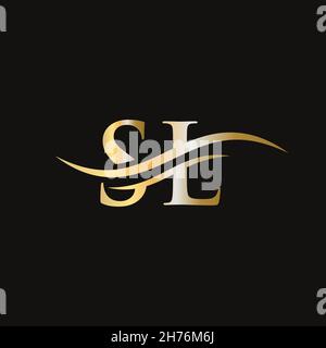 SL letter logo. Initial SL letter business logo design vector template Stock Vector