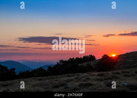 ALPES-MARITIMES (06), REGIONAL NATURAL PARK OF PREALPES D'AZUR, CAUSSOLS, PLATEAU DE CALERN, Stock Photo