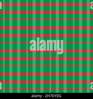 Checkered Christmas pattern using as background, vector illustration Stock Vector