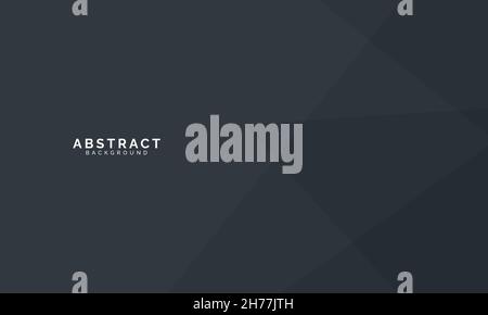 Triangle Black and Gray Overlap Dark Background Stock Vector