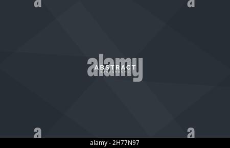 Overlap Triangle Dark Background Black and Gray Stock Vector