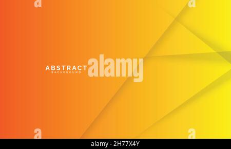 Overlap Gold Orange Yellow Background Abstract Stock Vector