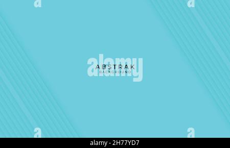 Cyan Background Border Blue Abstract Stock Vector