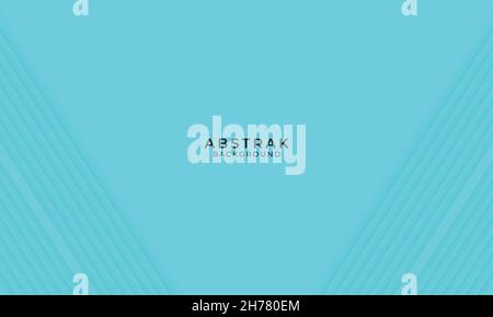 Border Cyan Background Abstract Stock Vector