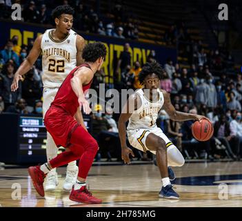 November 18 2021 Berkeley, CA U.S.A. Southern Utah Guard Dre Marin (4 ...